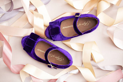 3 cool looks with our velvet violet Ellen shoes