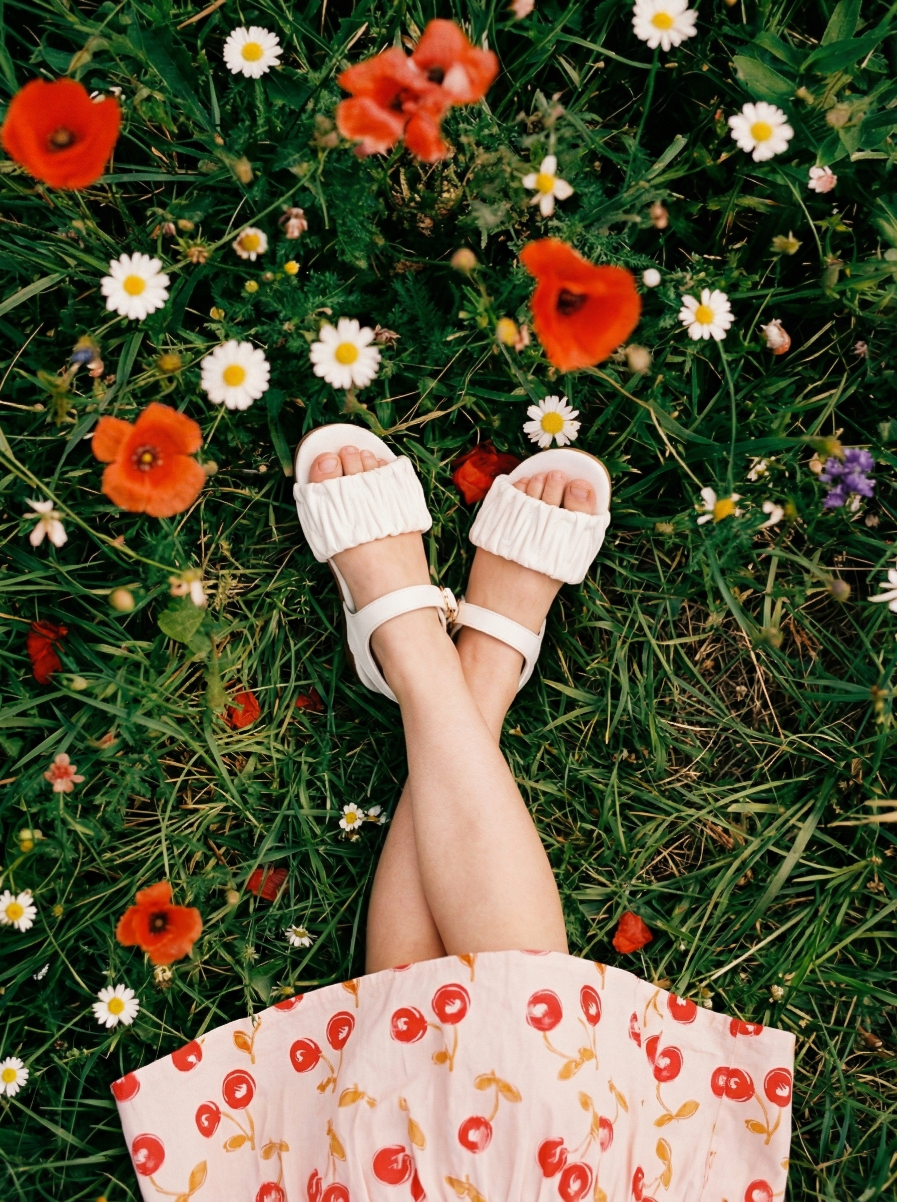 Tanya White Sandals