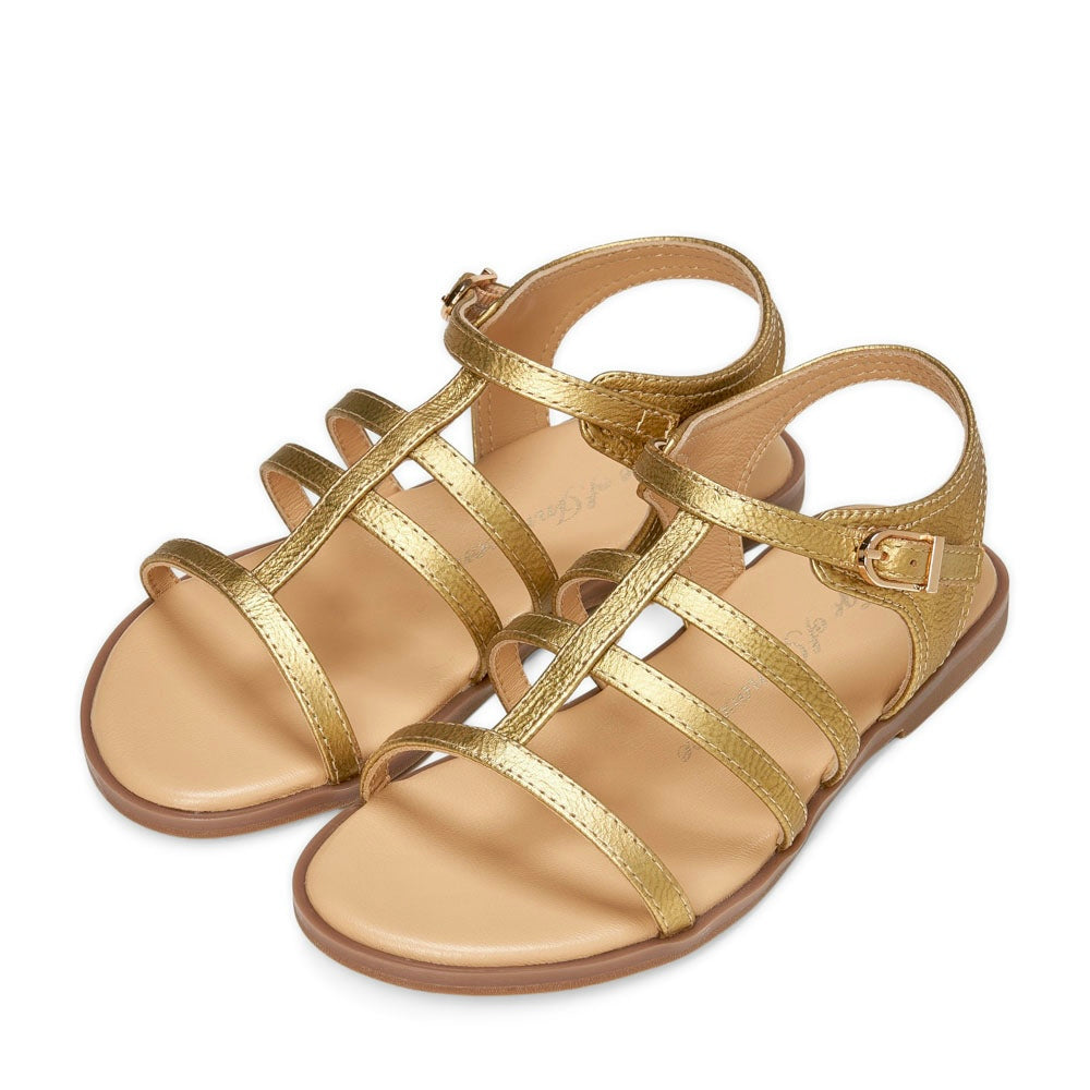 Effie Gold Sandals
