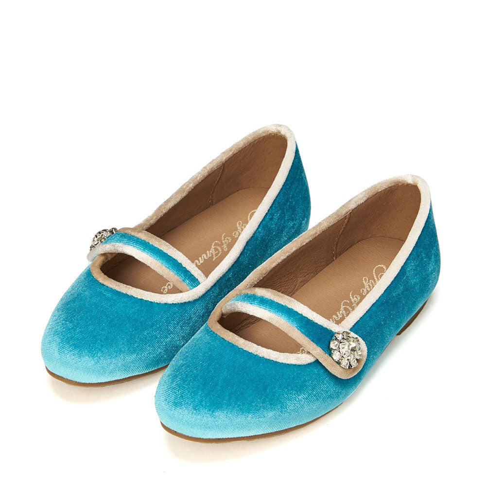 Fifi Blue/Beige Shoes