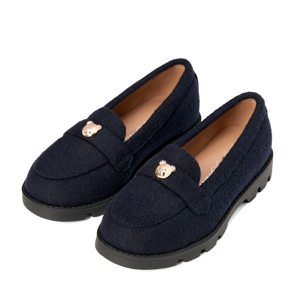 Parker Wool Navy Loafers
