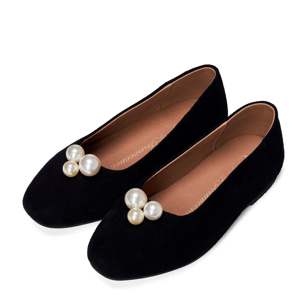 Tessa Black Flats