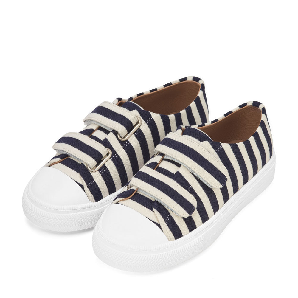 Jessie Striped Navy/White