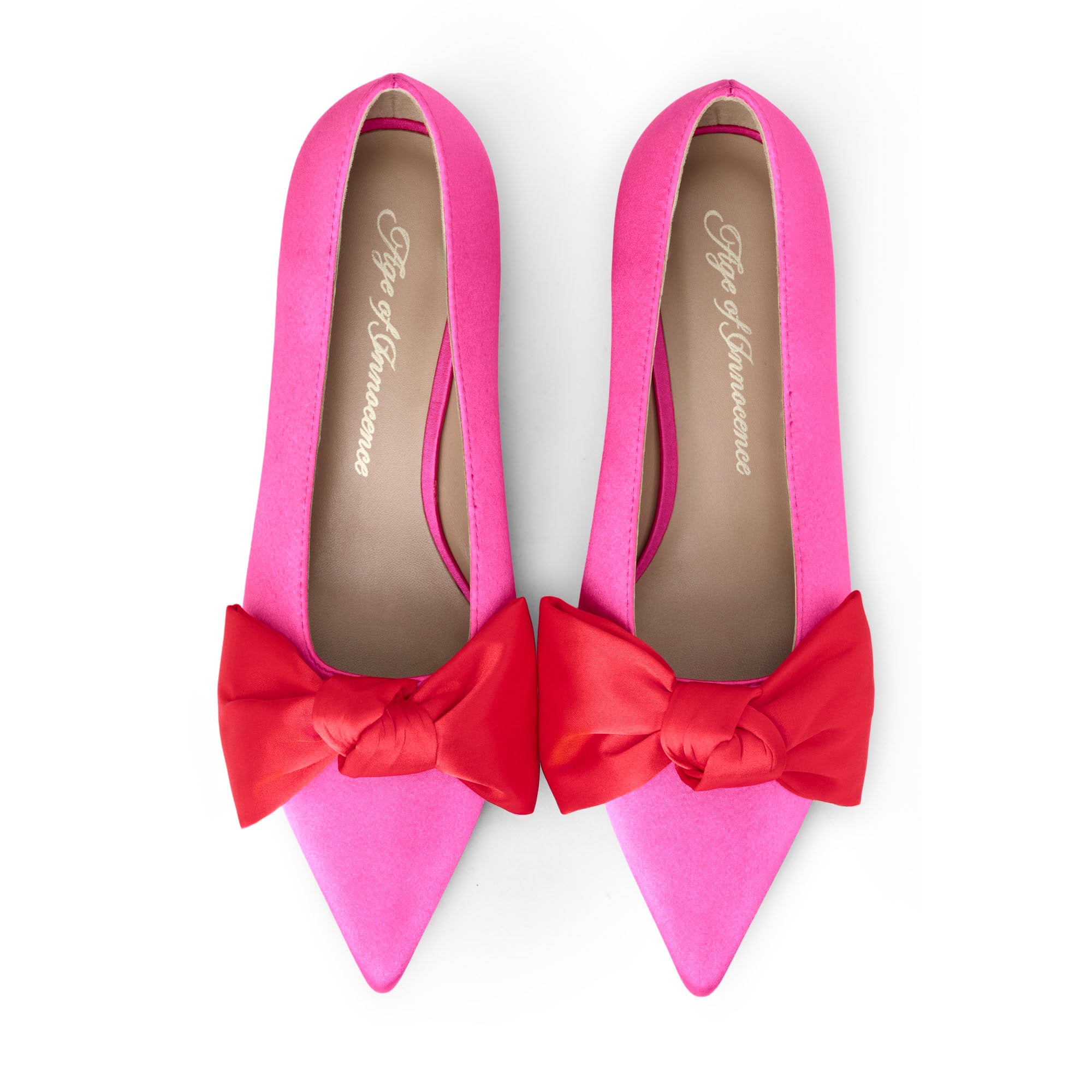 Anita 2.0 Satin Pink/Red Shoes