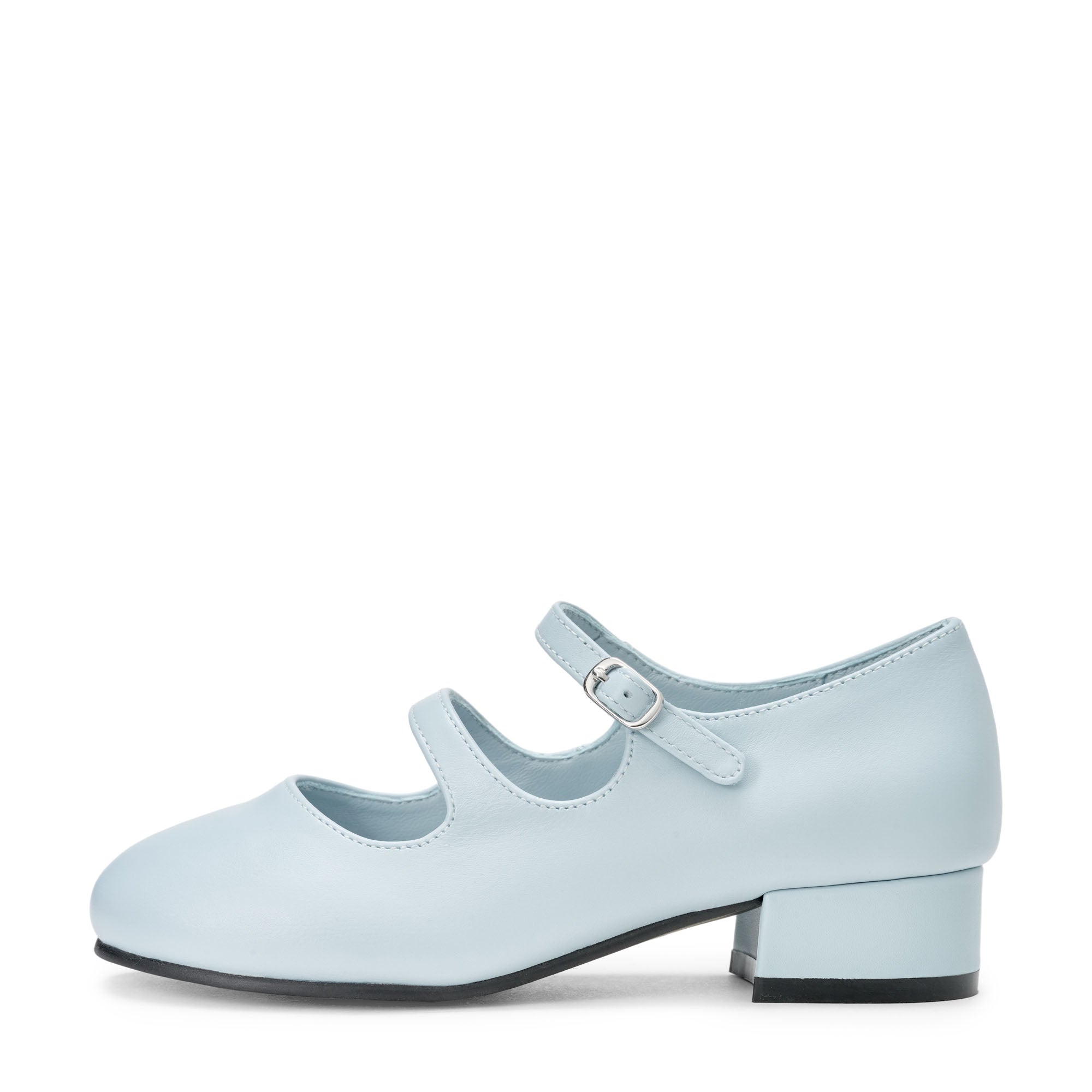 Seema Leather Blue Shoes