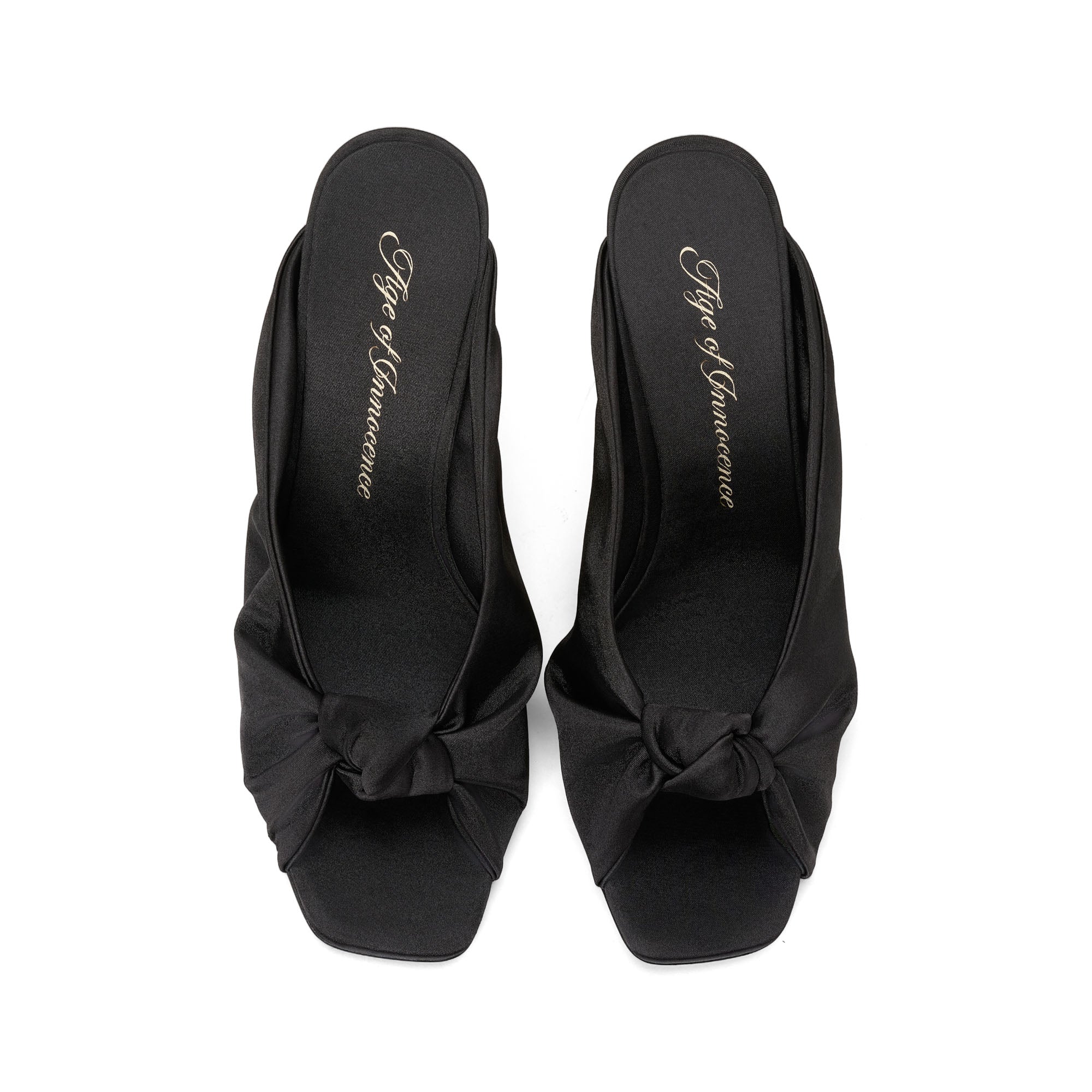 Cindy Black Mules