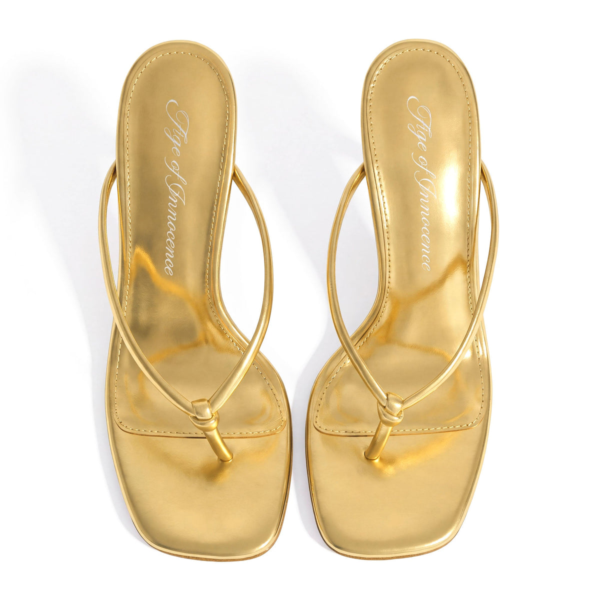 Cecile Gold Sandals