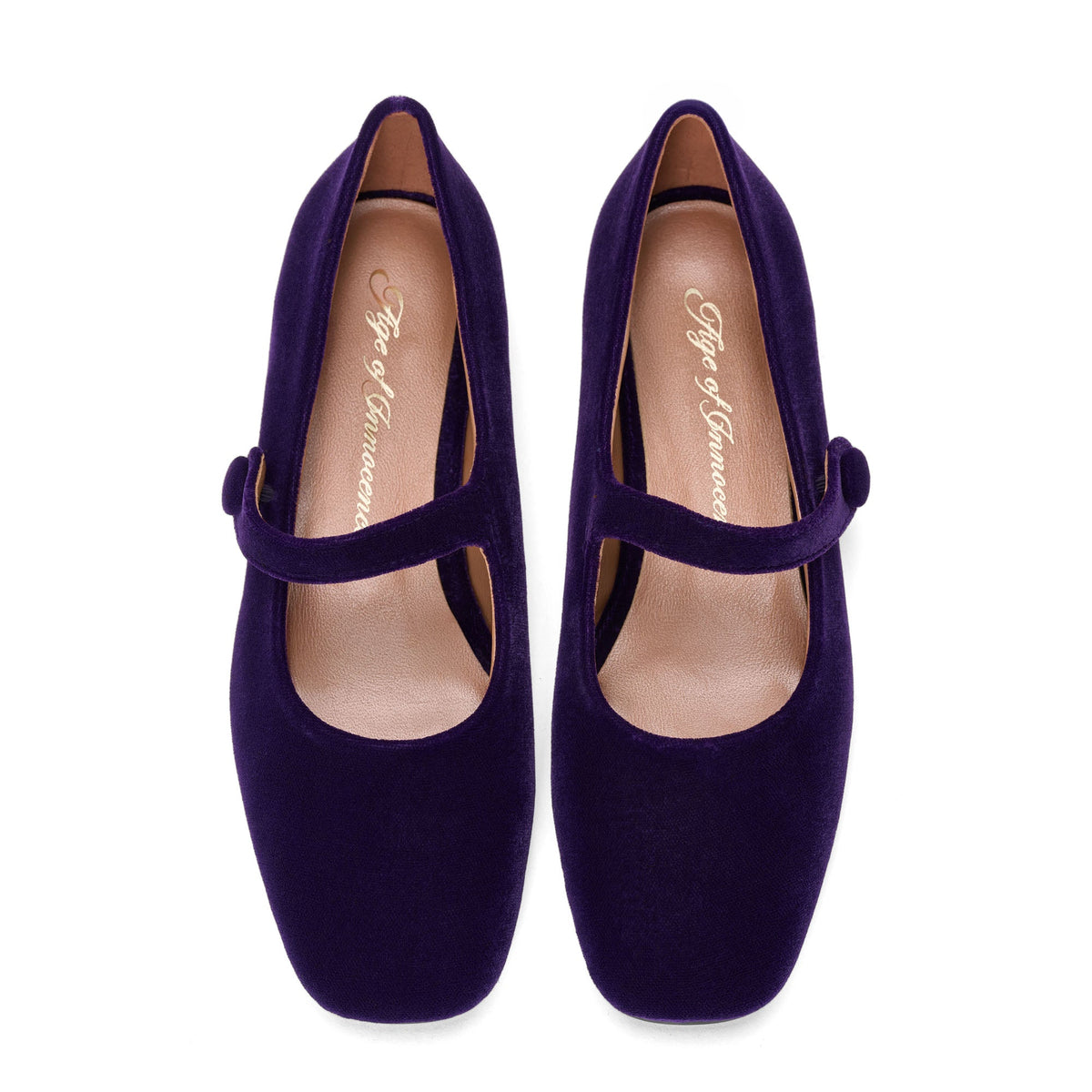 Lisette Dark Violet Flats