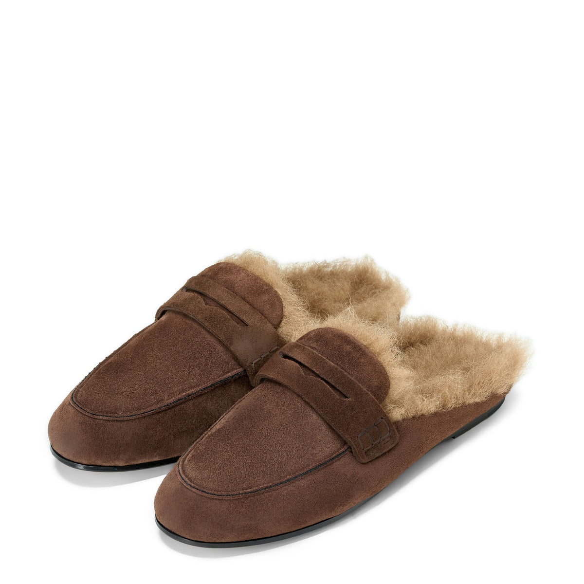 Farley 2.0 Winter Suede Chocolate Mules