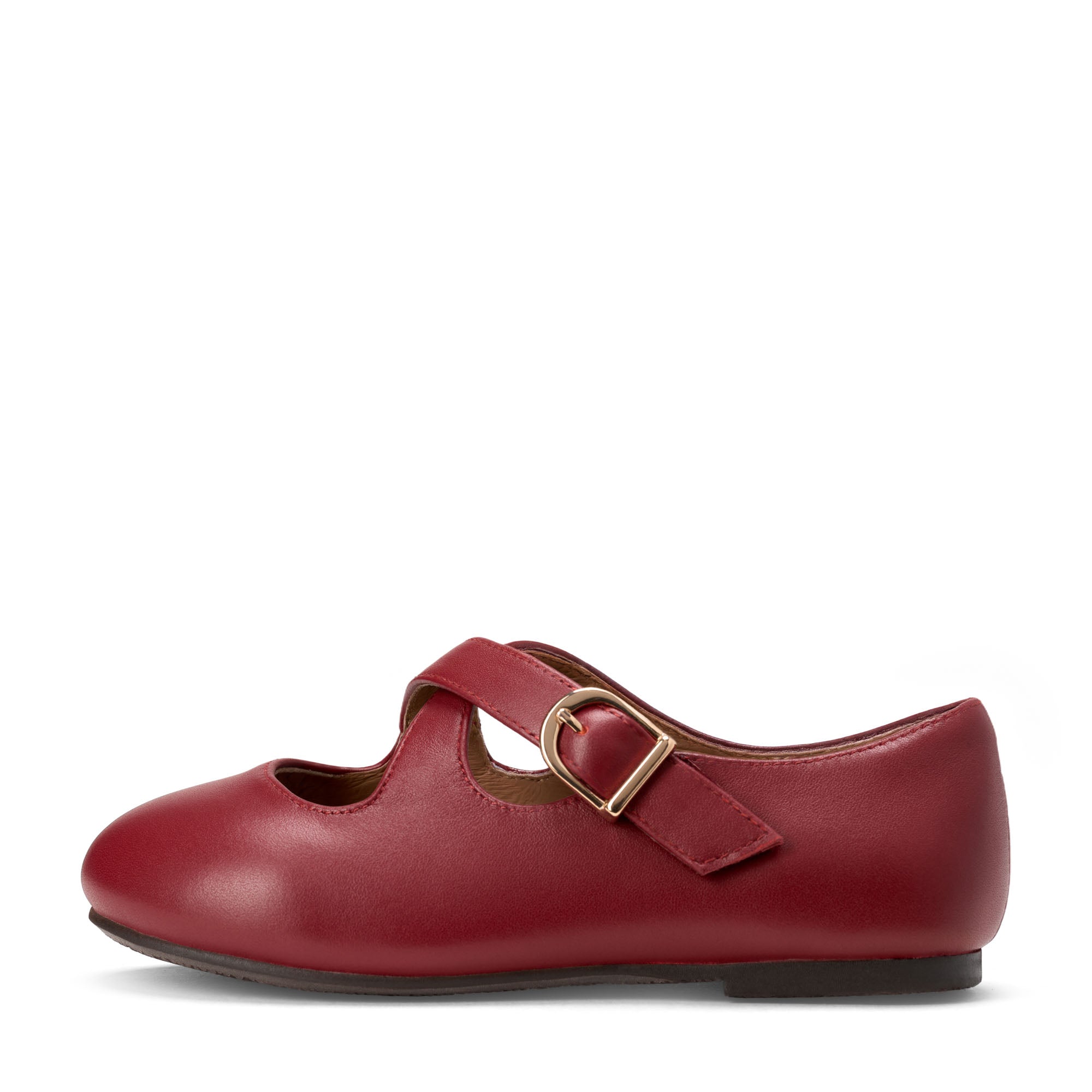 Demi Leather Burgundy Shoes