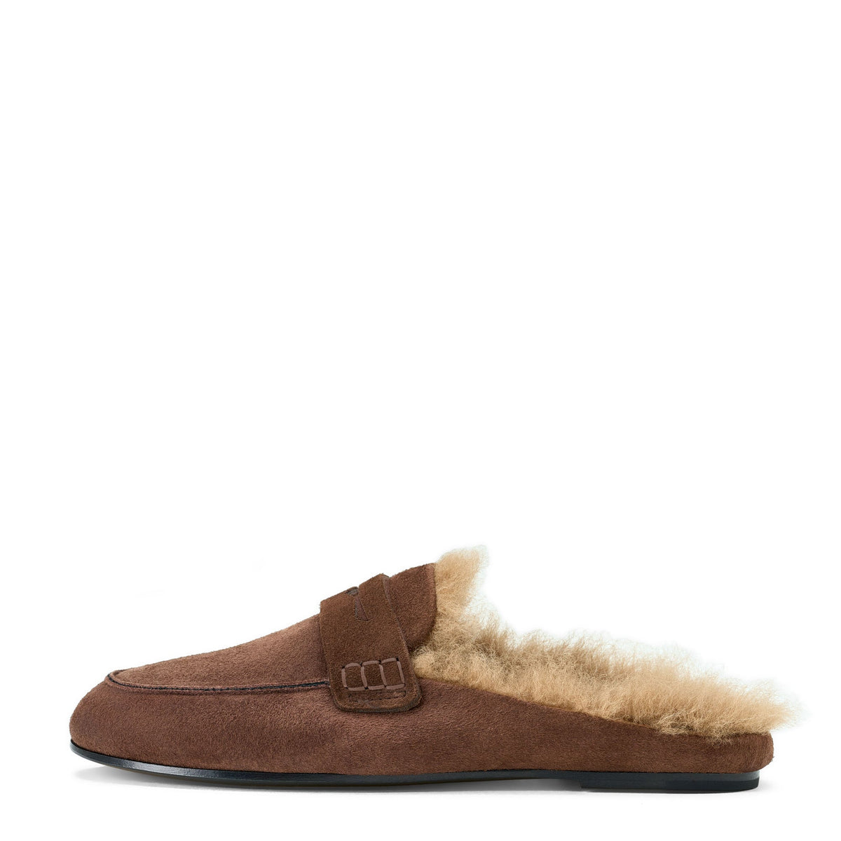 Farley 2.0 Winter Suede Chocolate Mules
