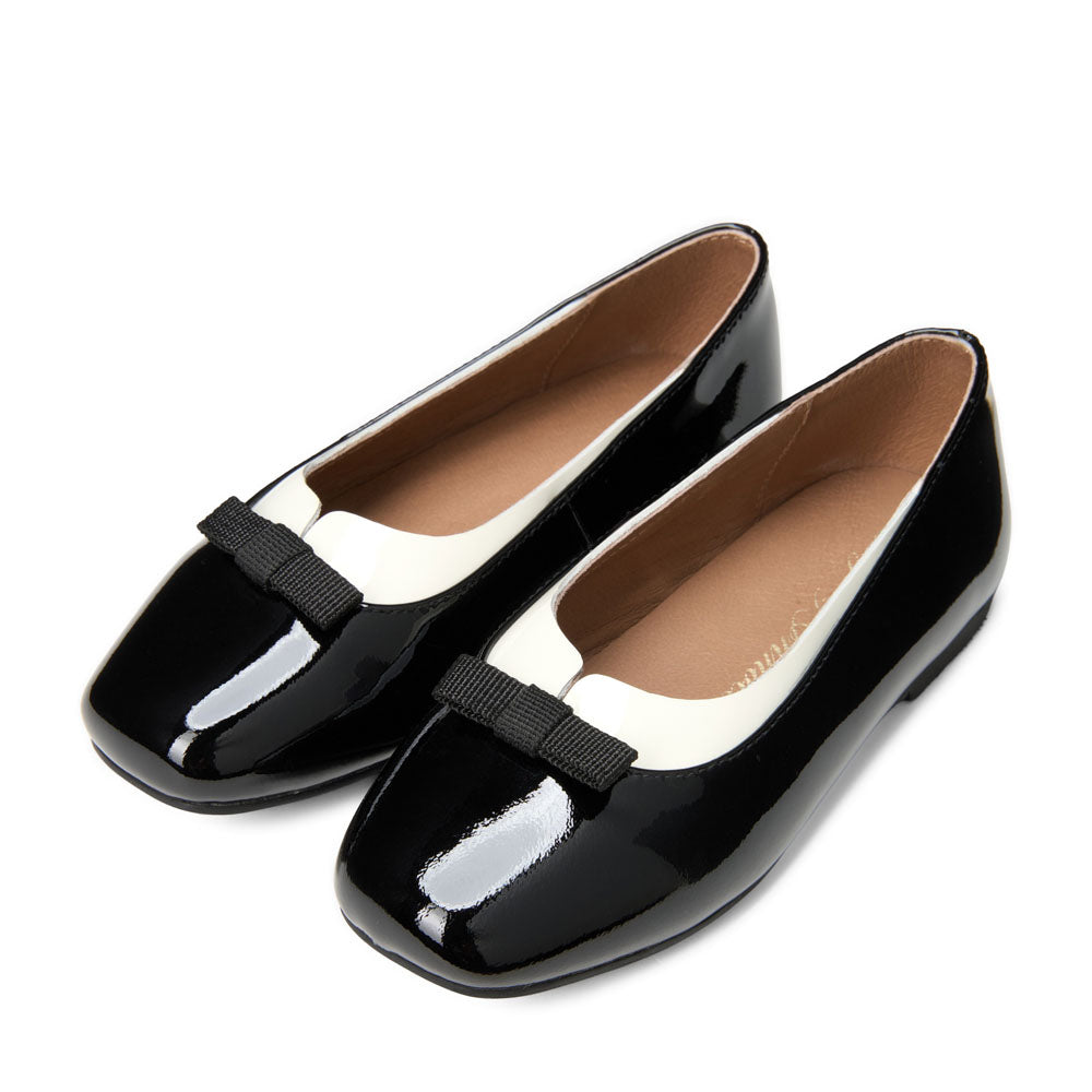 Josephine Black/White Shoes