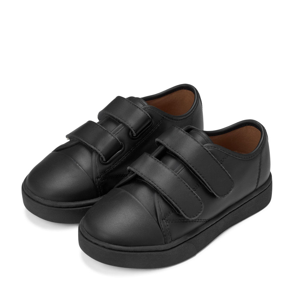 Robby Leather Black Sneakers