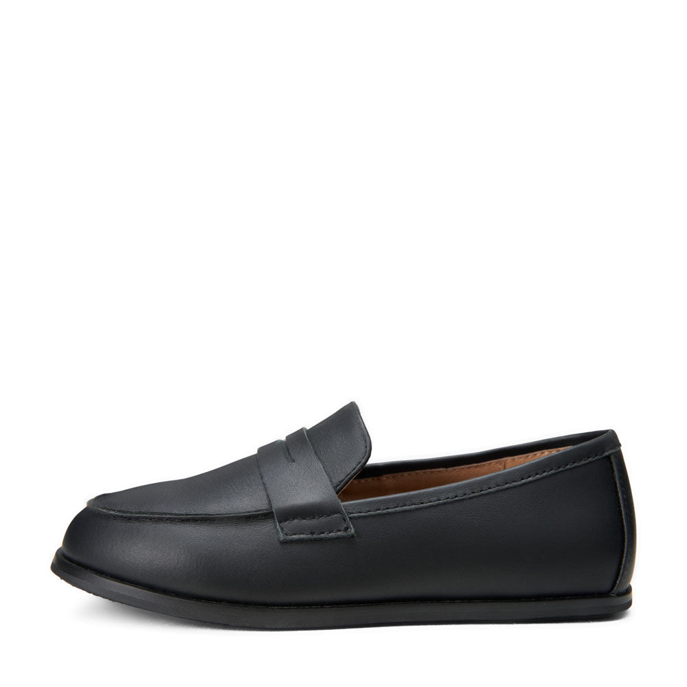 Ryan Leather Black Loafers