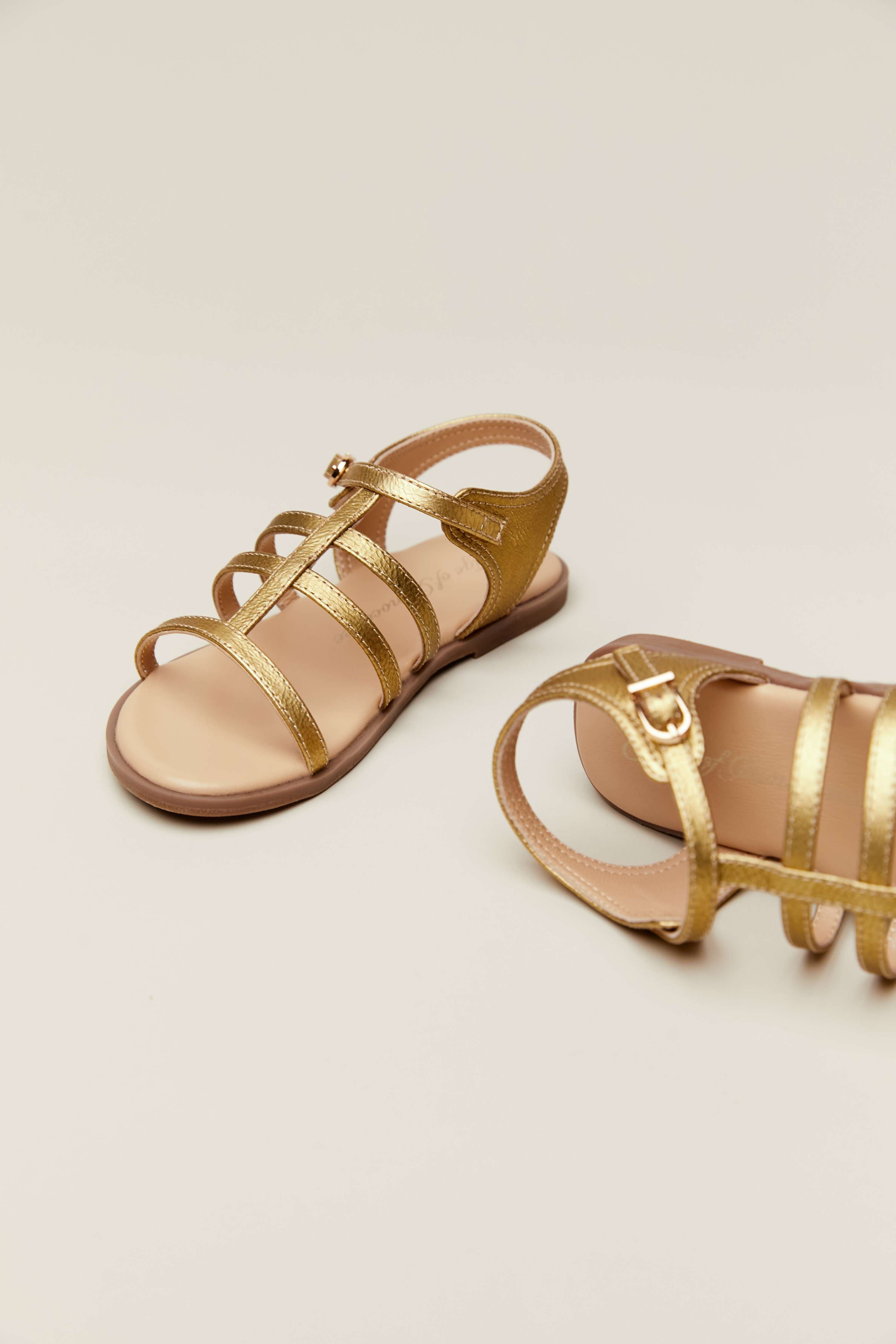 Effie Gold Sandals