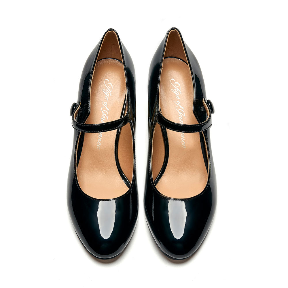 Gemma PL Black Shoes by Age of Innocence