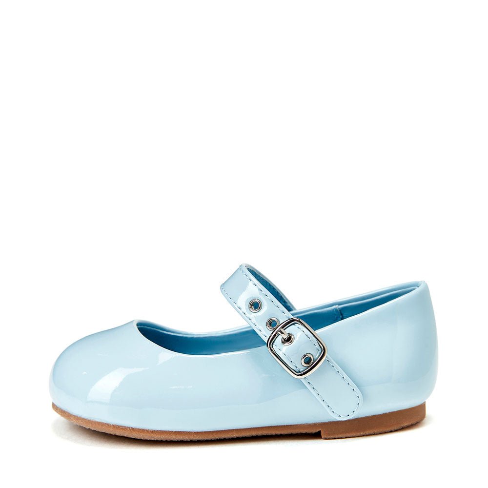 Eva PU Blue Shoes by Age of Innocence