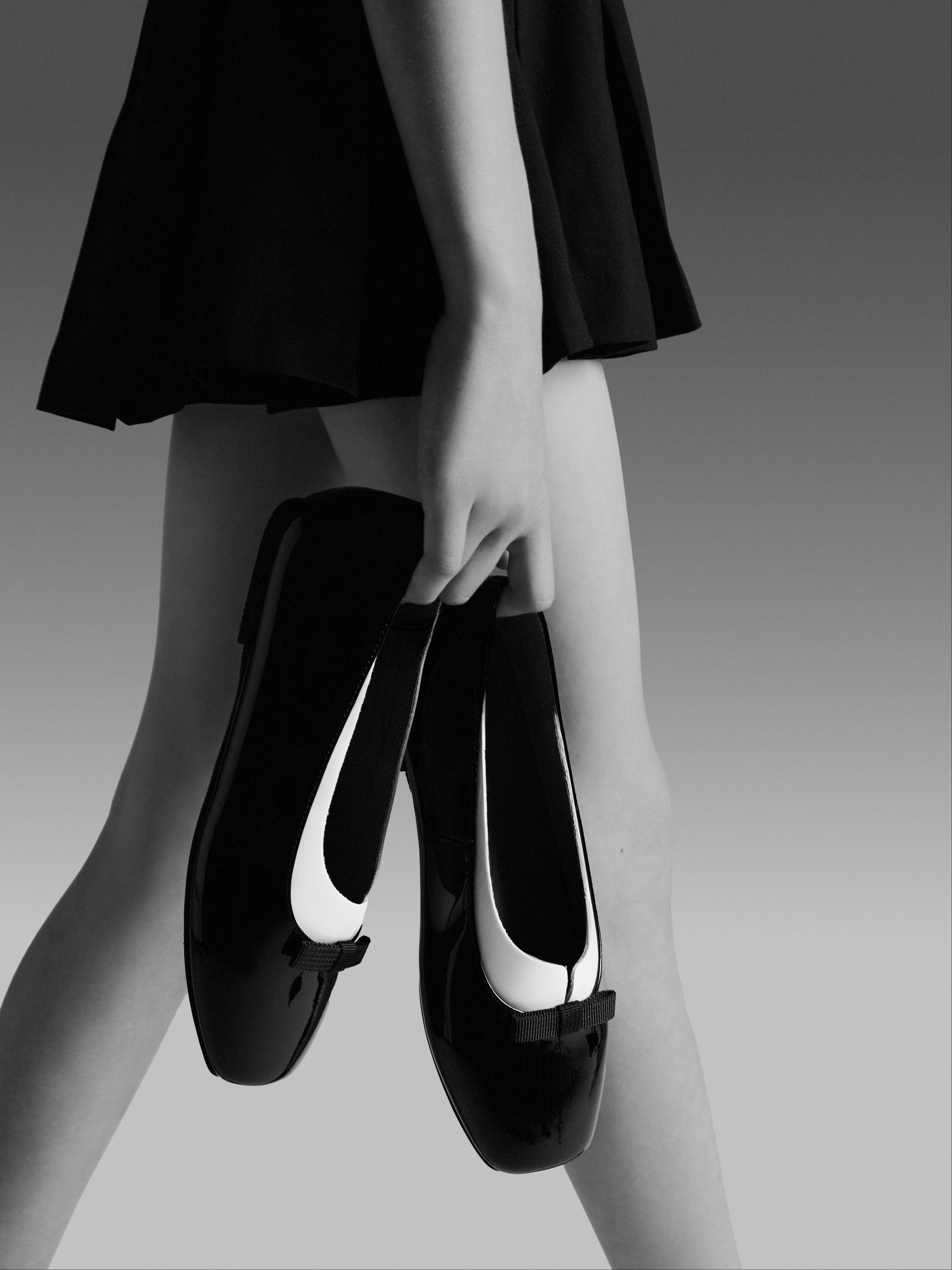 Josephine Black/White Shoes