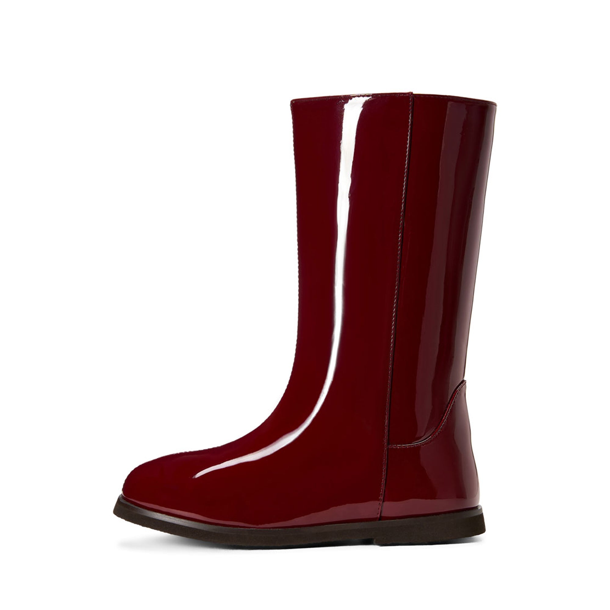 Ann PU Burgundy