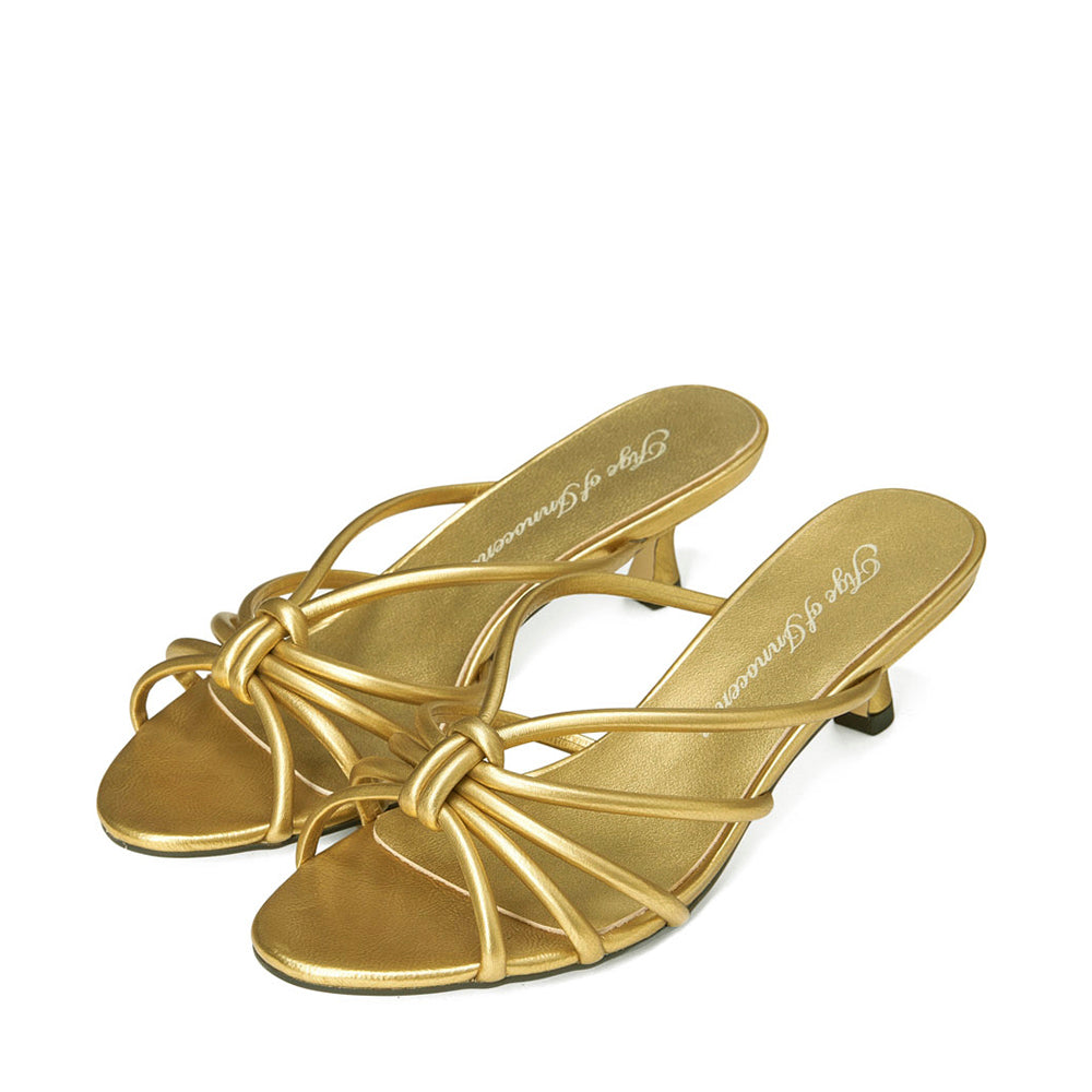 Adeline Gold Mules
