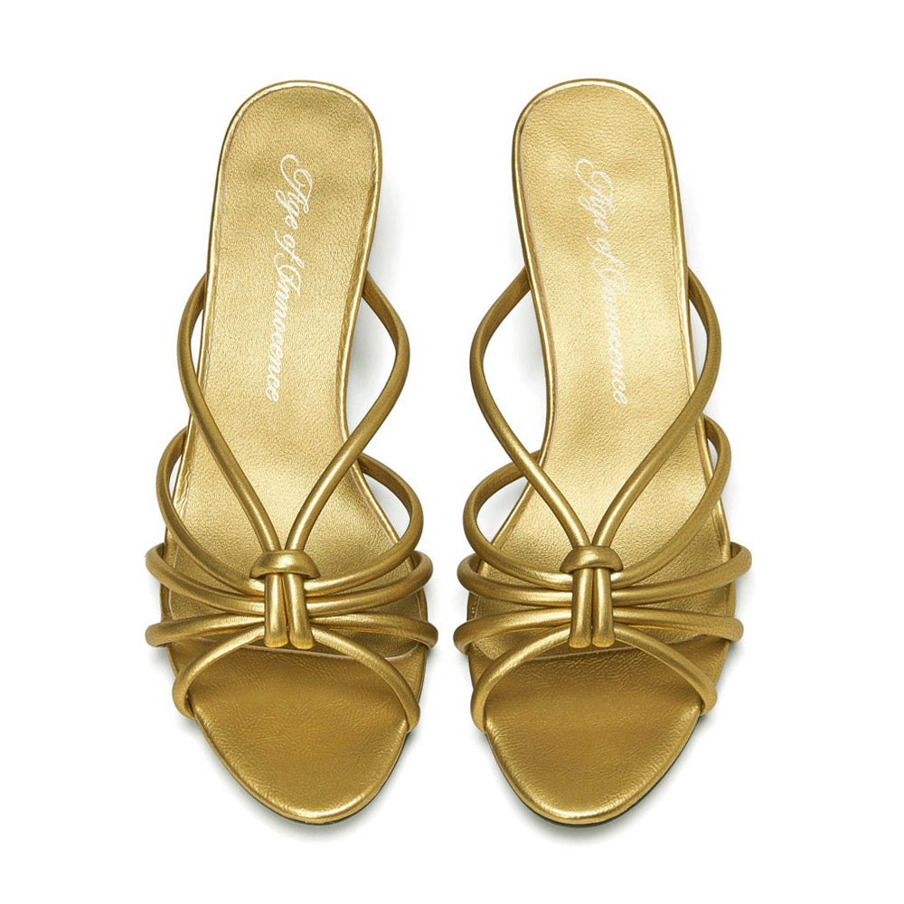 Adeline Gold Mules