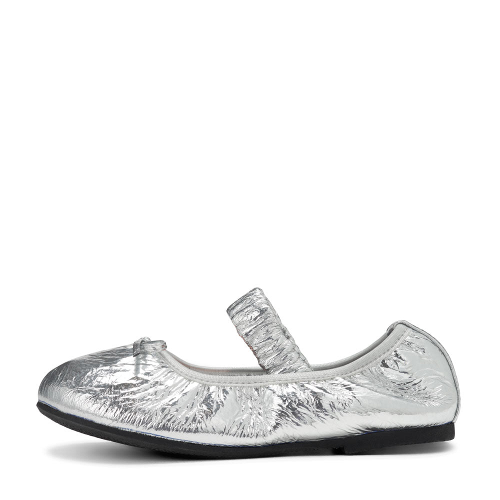 Sylvie Silver Flats