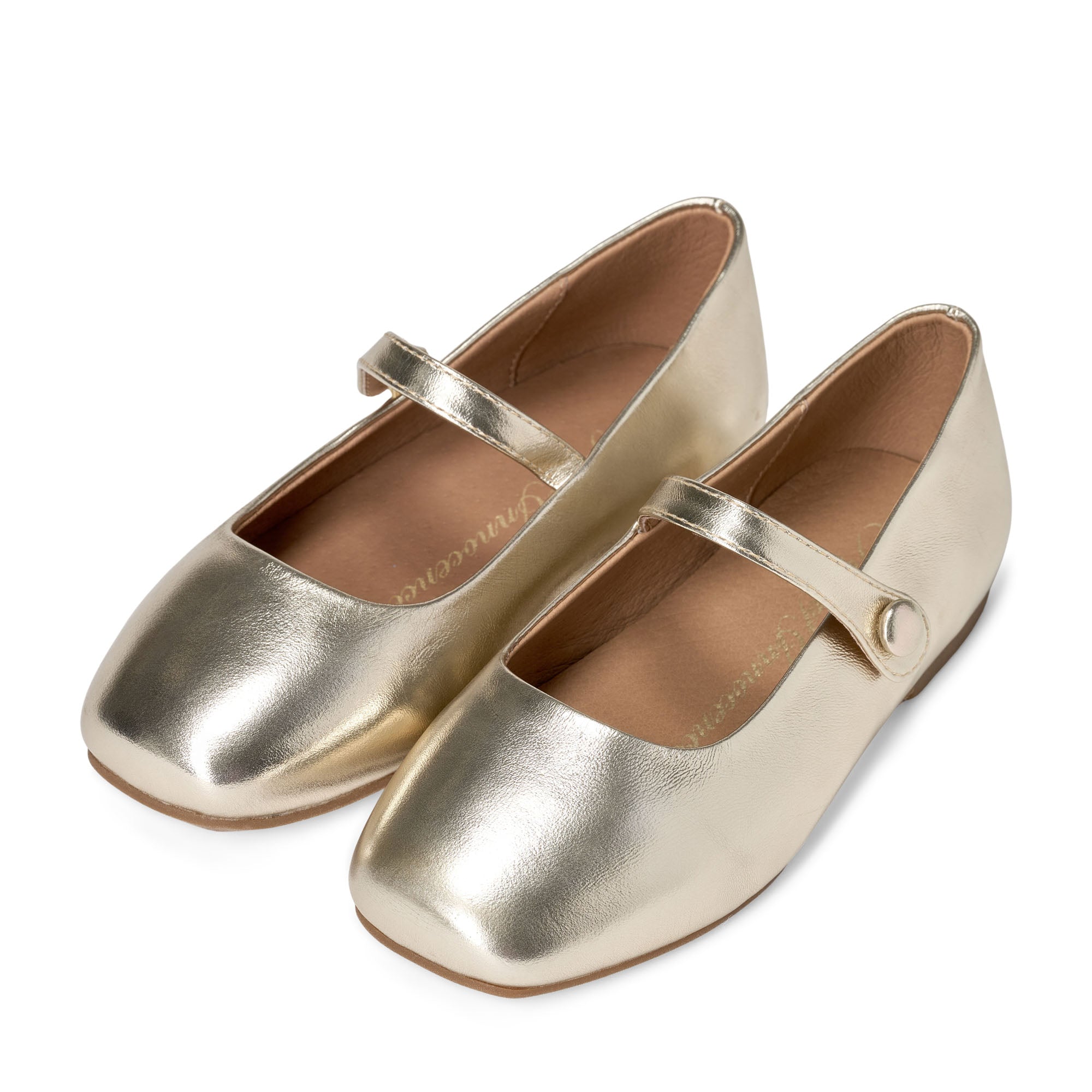 Chloe Leather Gold Shoes Shoes Age of Innocence