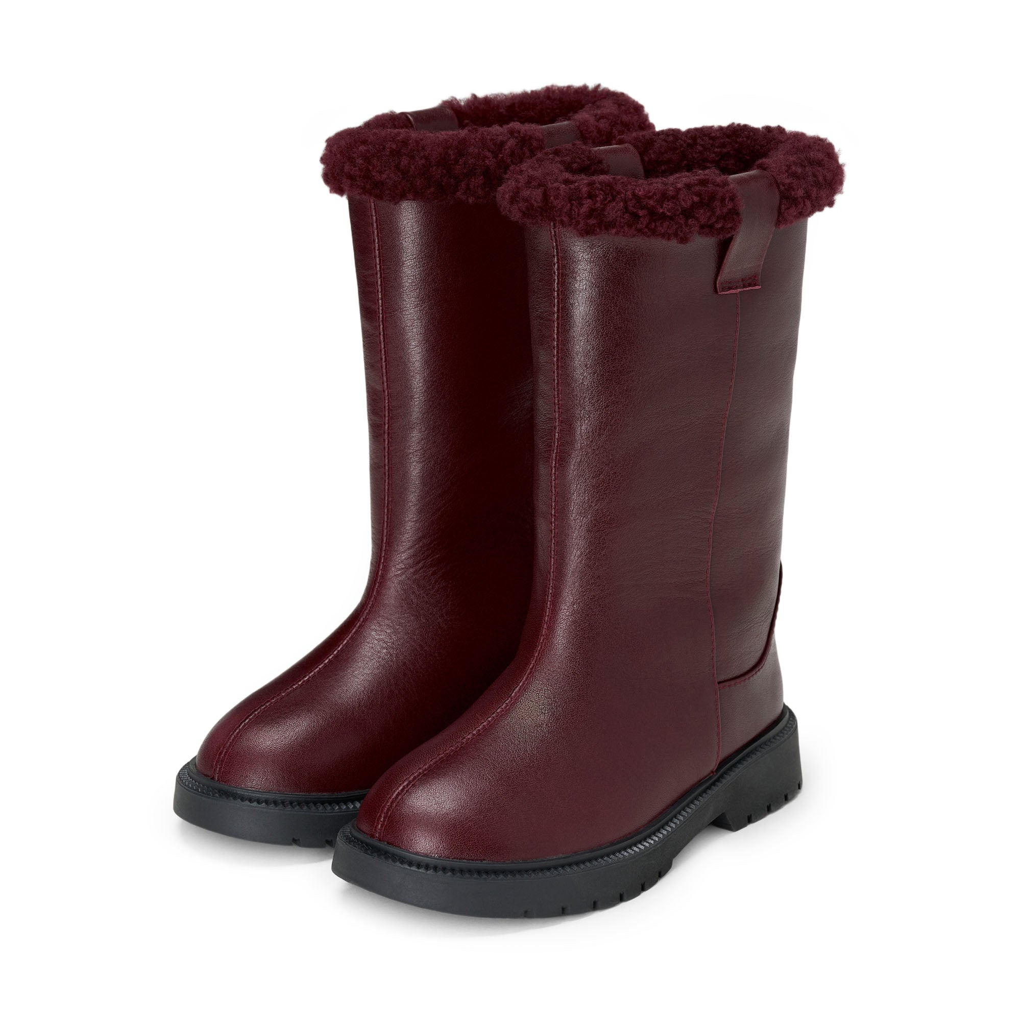 Fabie Burgundy Boots Boots Age of Innocence