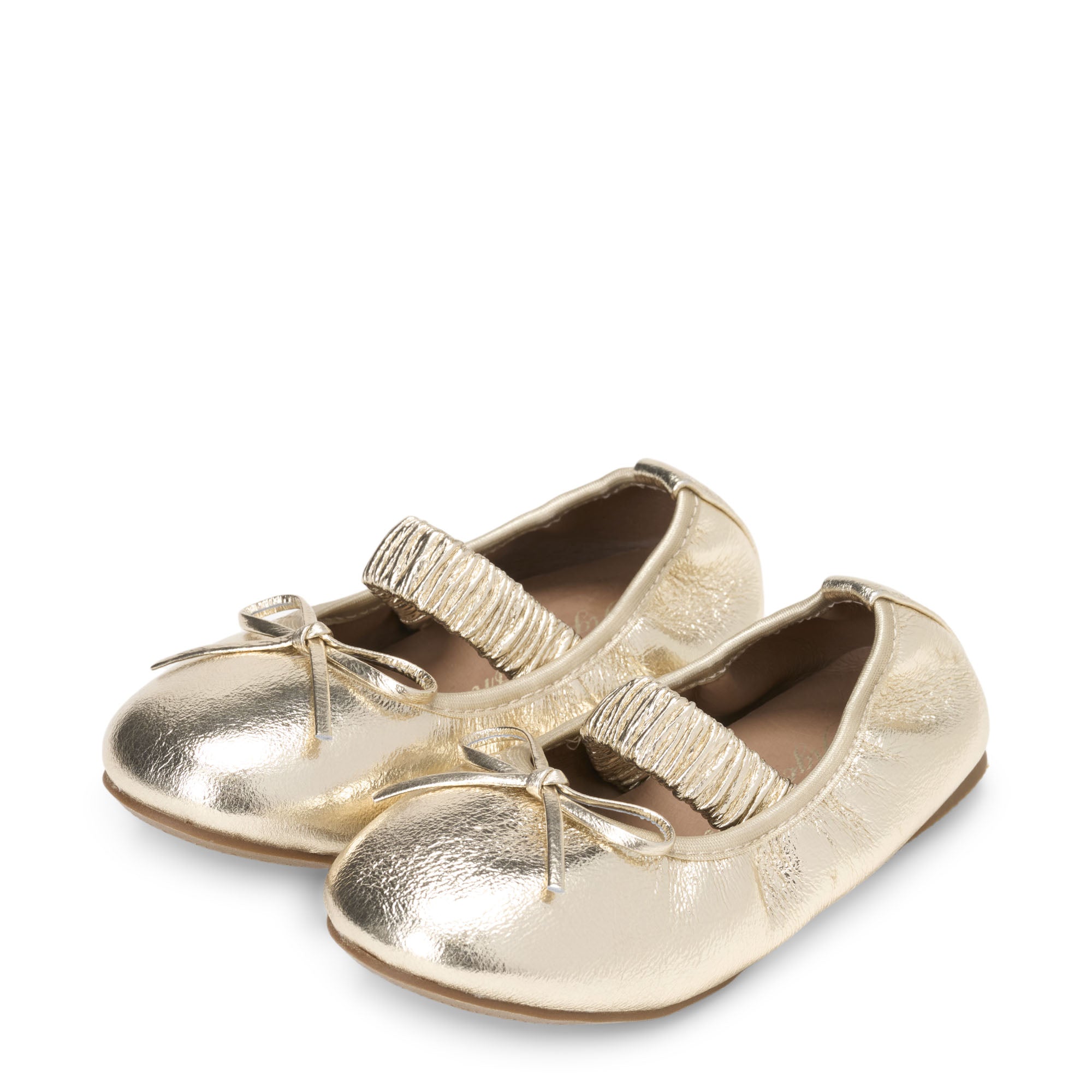 Sylvie Gold Flats