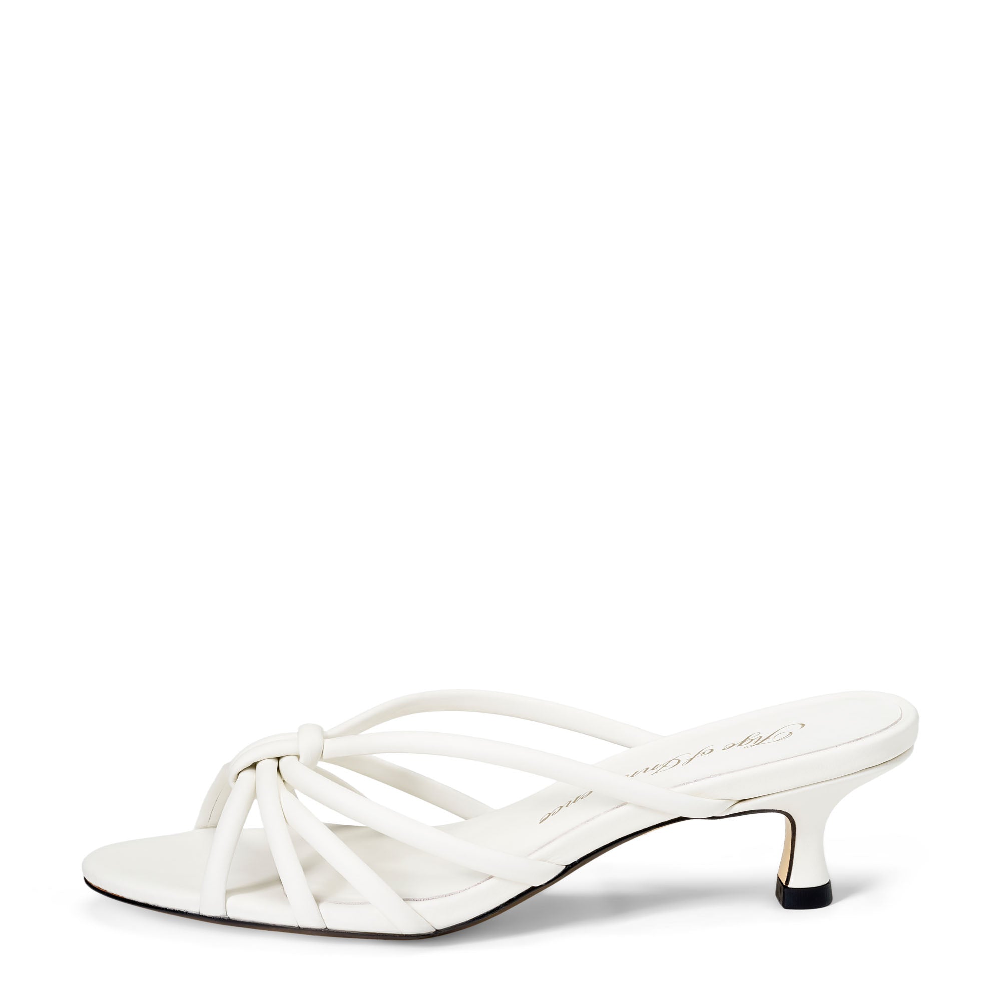Adeline White Mules