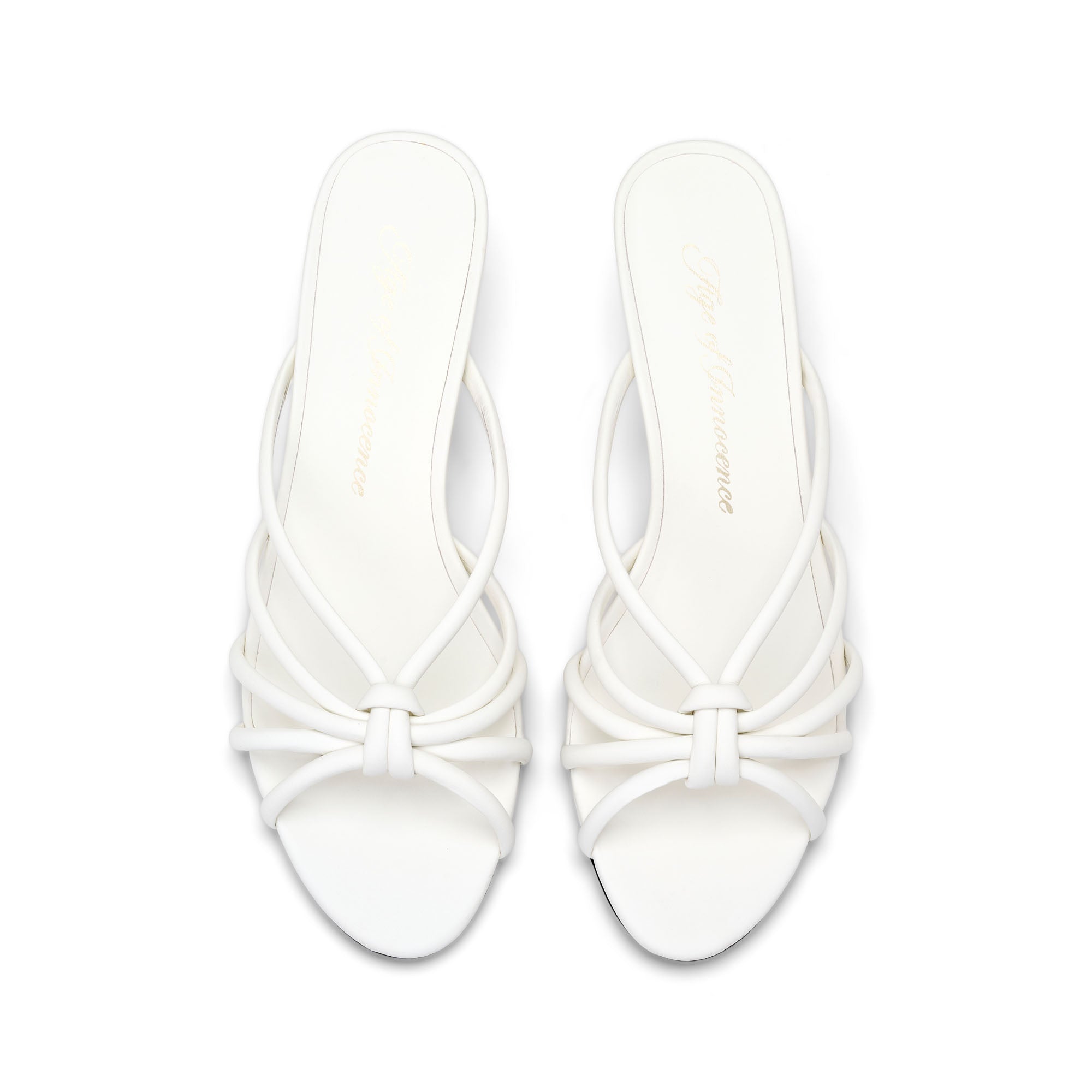 Adeline White Mules