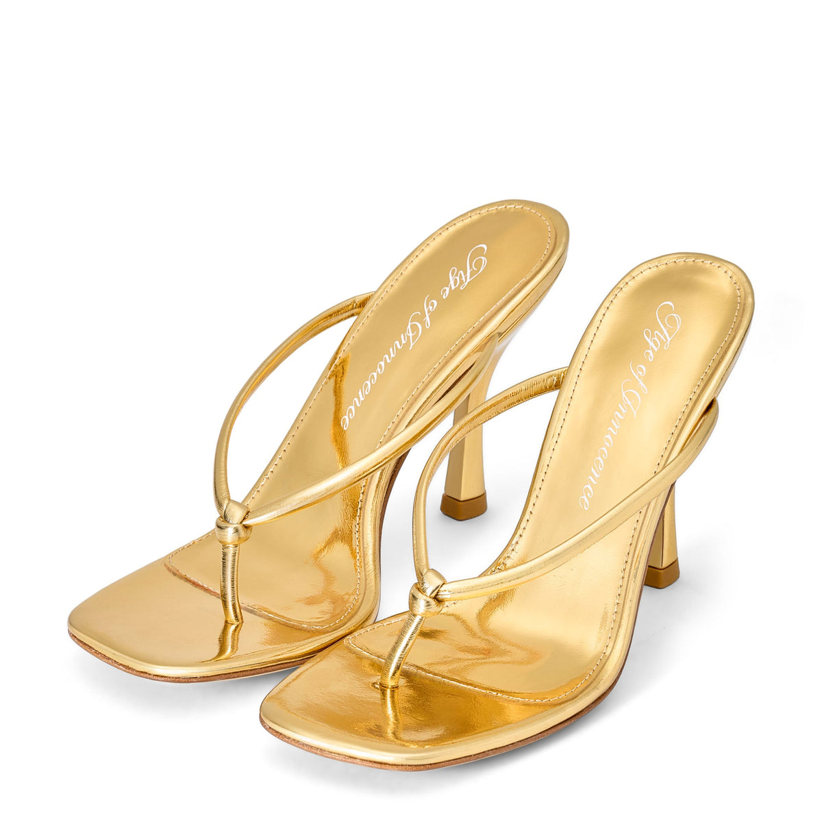 Cecile Gold Sandals