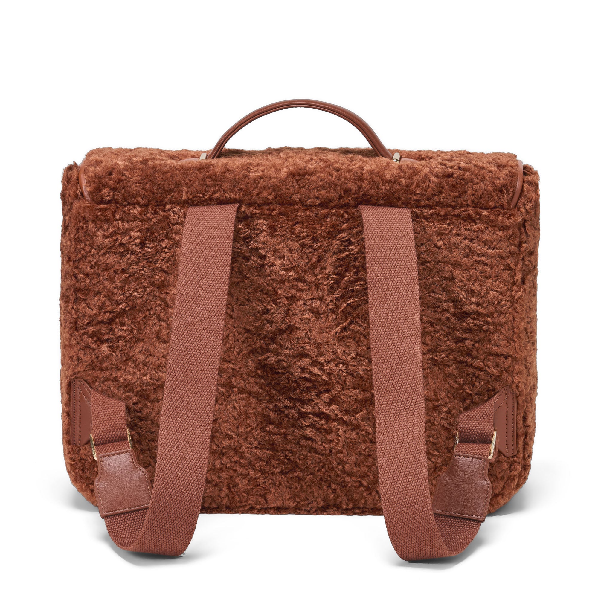Boston Shearling Camel/Camel Schoolbag