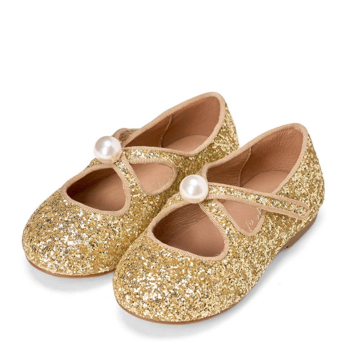 Kristen Glitter Gold Shoes