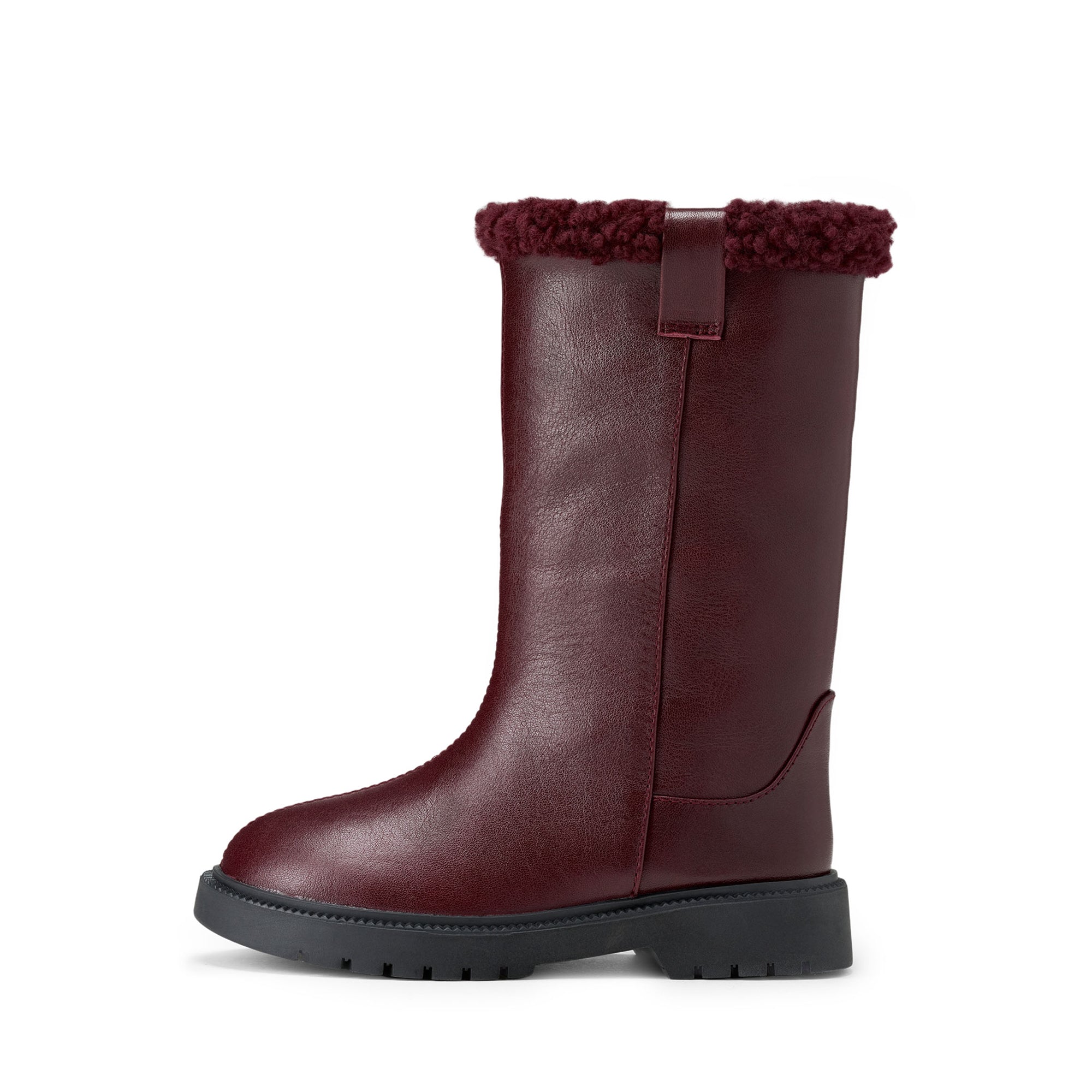 Fabie Burgundy Boots Boots Age of Innocence