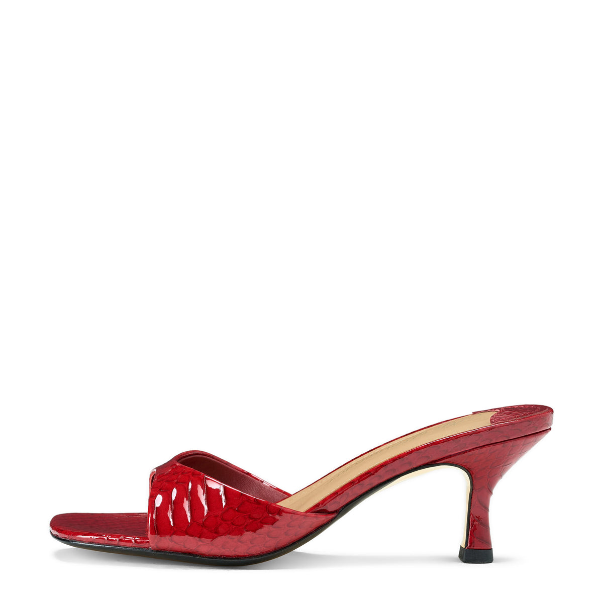 Kelly Red Mules