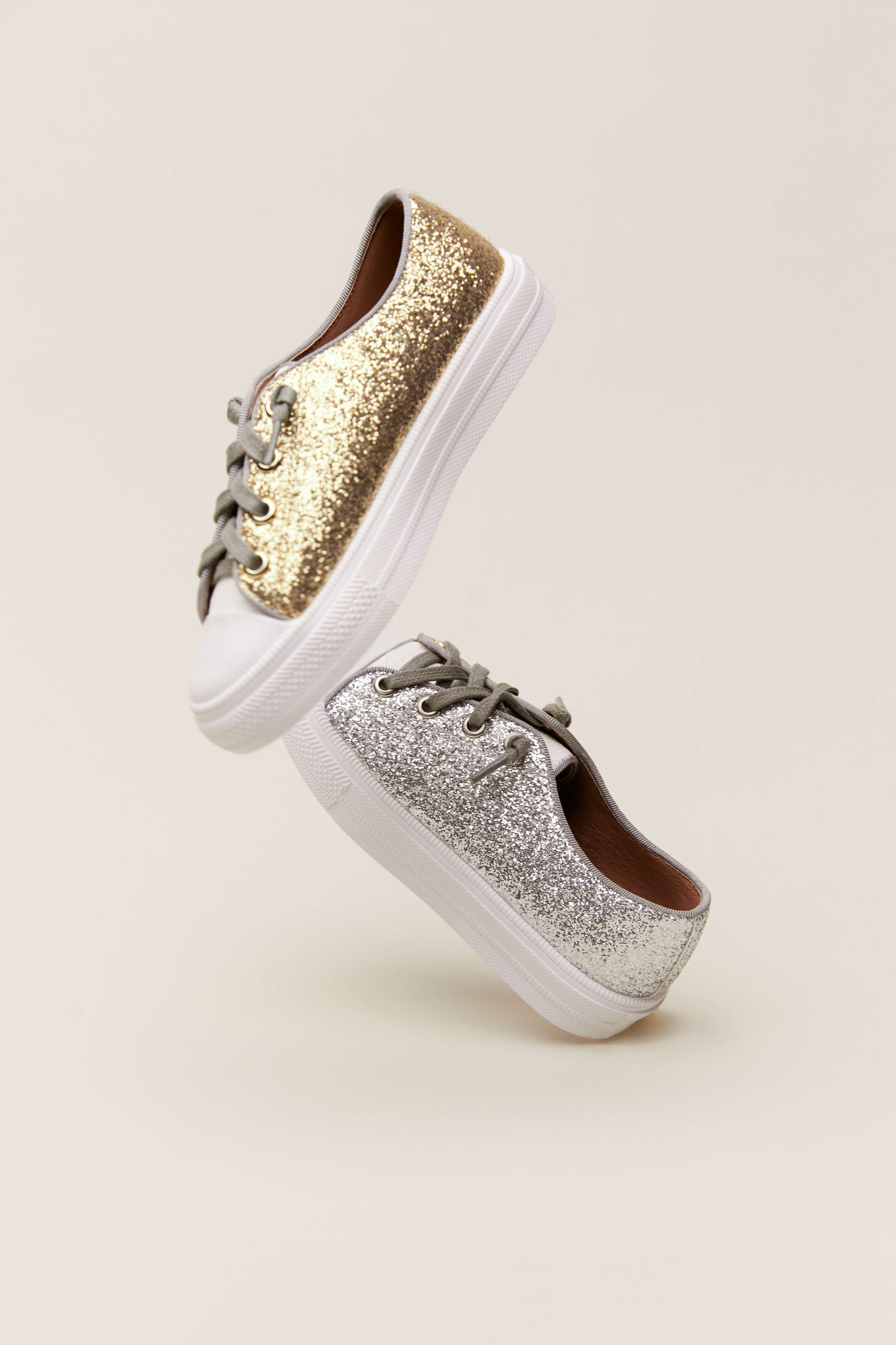 Marcy Silver/ White/ Gold