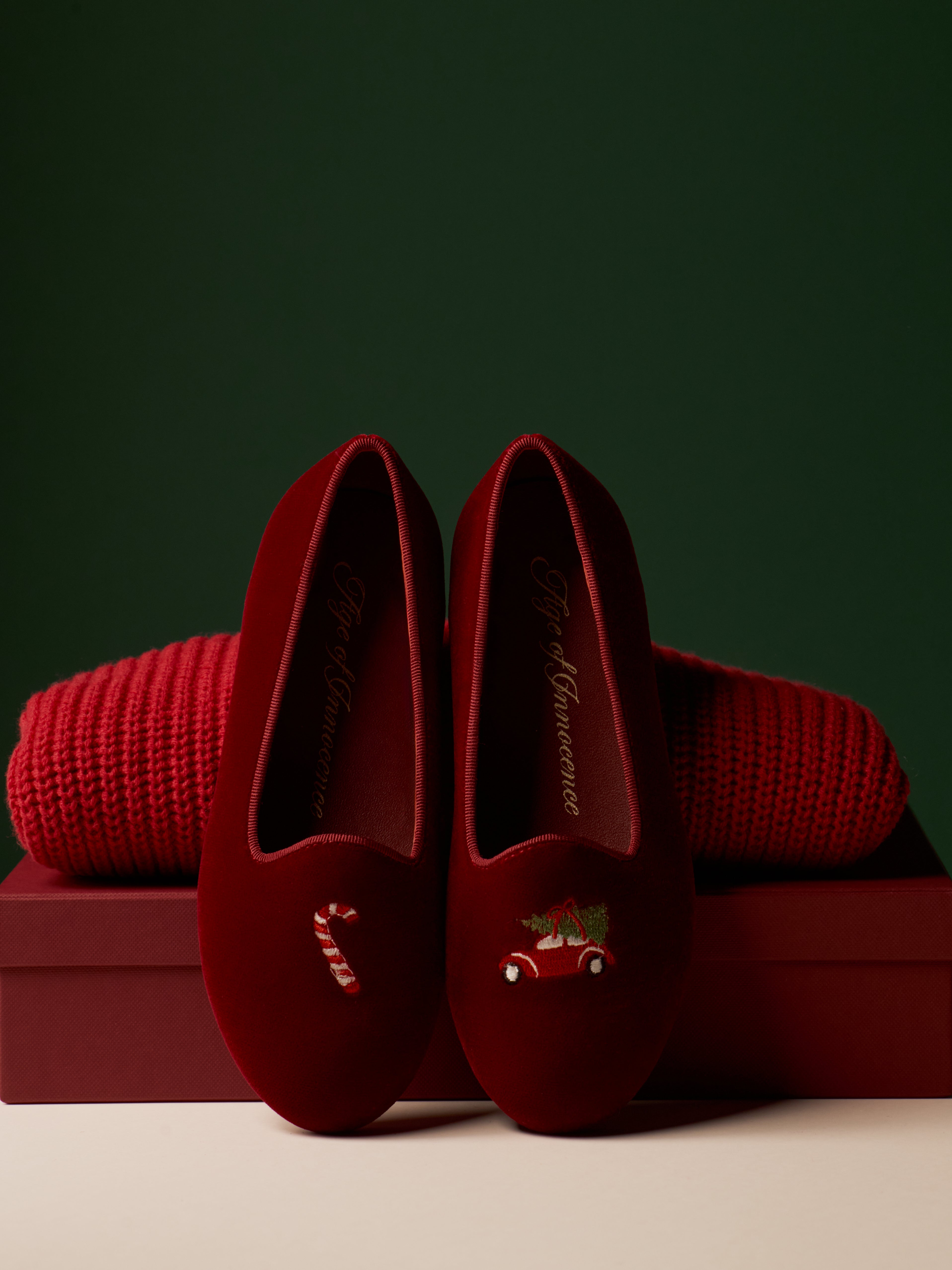 Santa Baby 2.0 Red Loafers