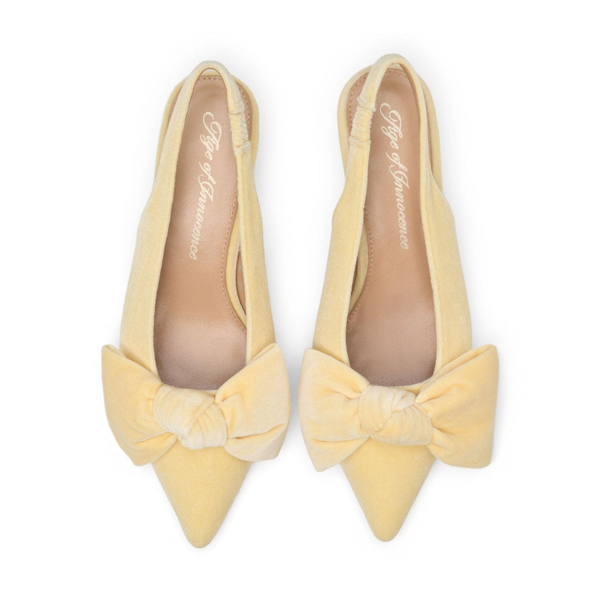 Anita Yellow Mules Mules Age of Innocence Women