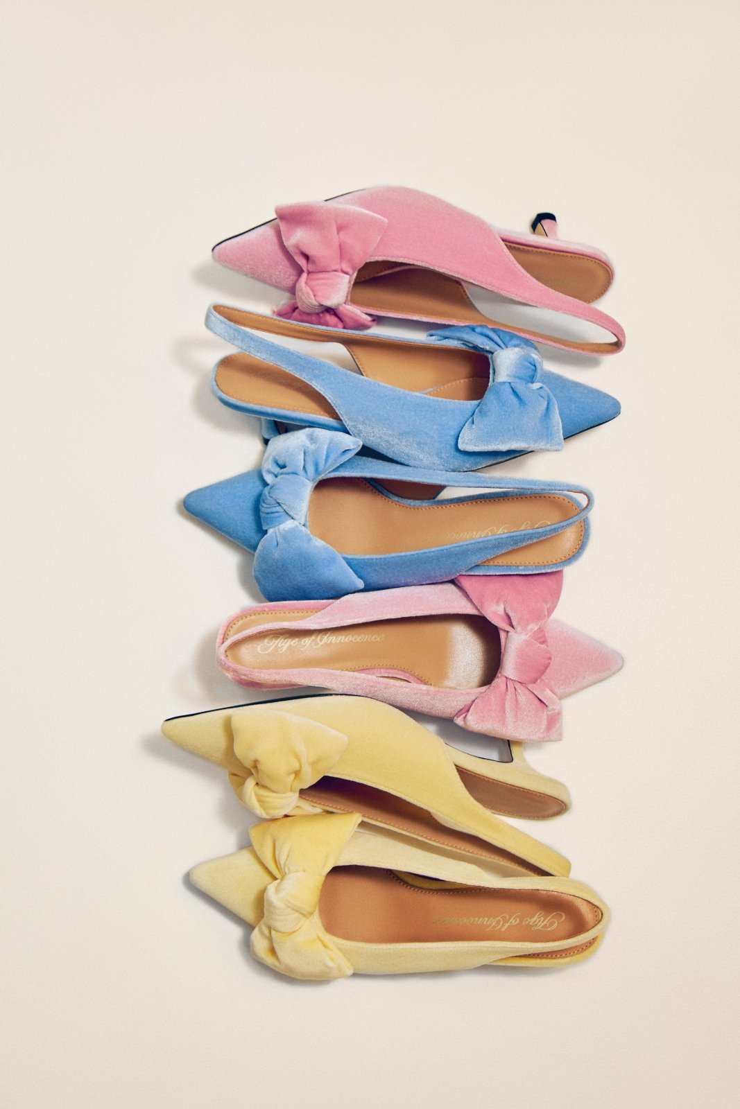 Anita Yellow Mules Mules Age of Innocence Women