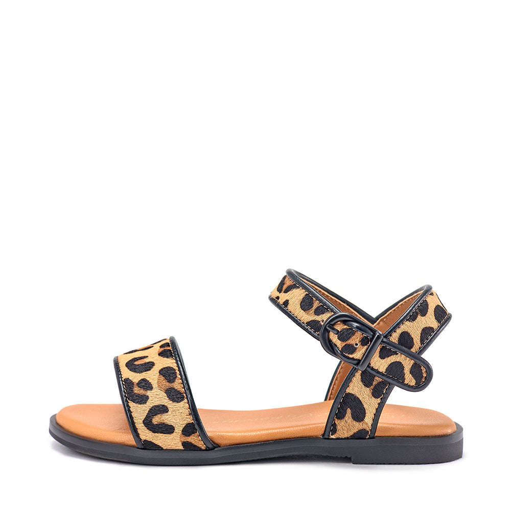 Simone Animal Print Sandals by Age of Innocence