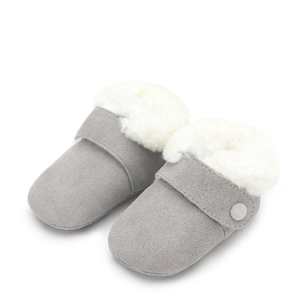 MiniMuni Grey Pre Walkers by Age of Innocence