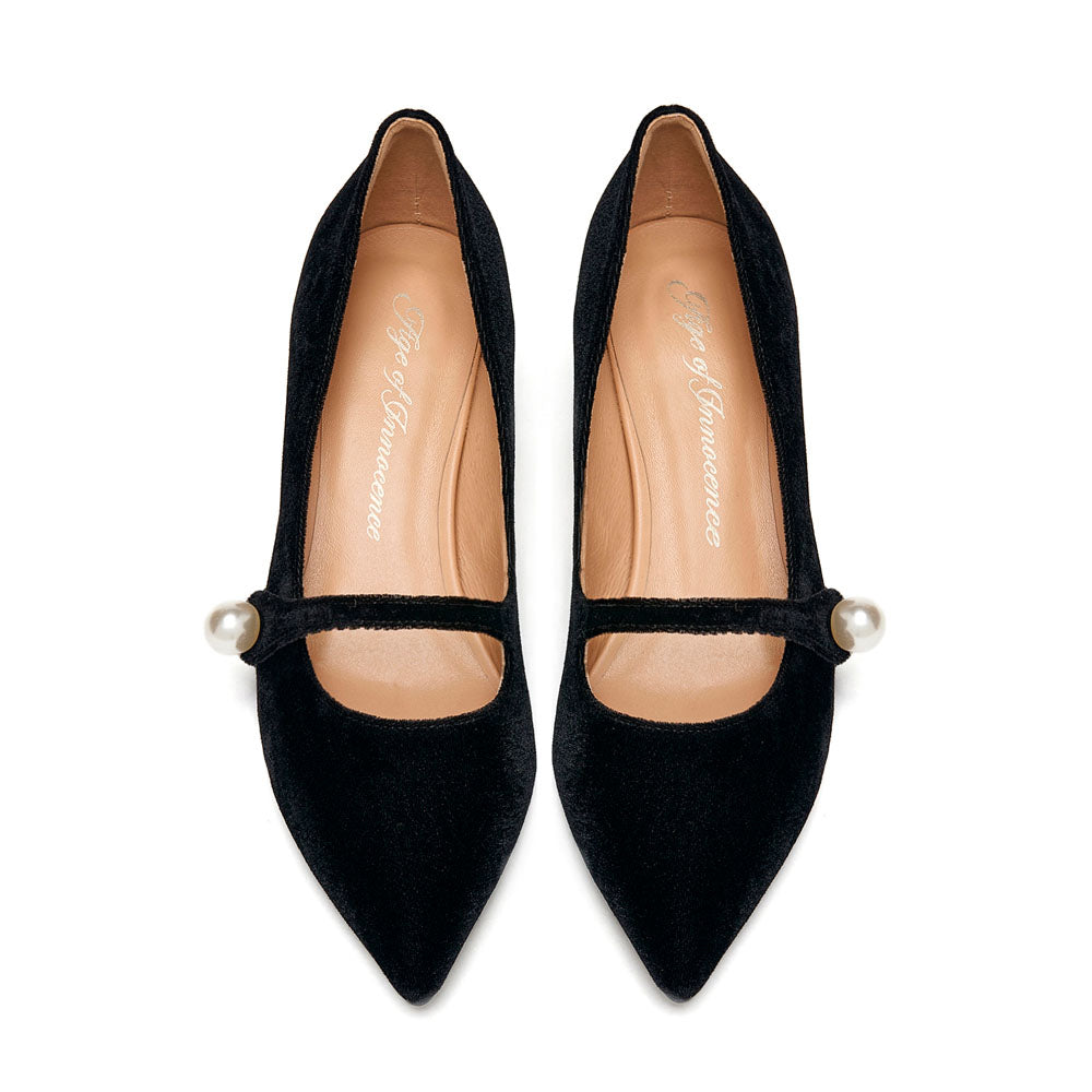 Gilda Black Shoes by Age of Innocence