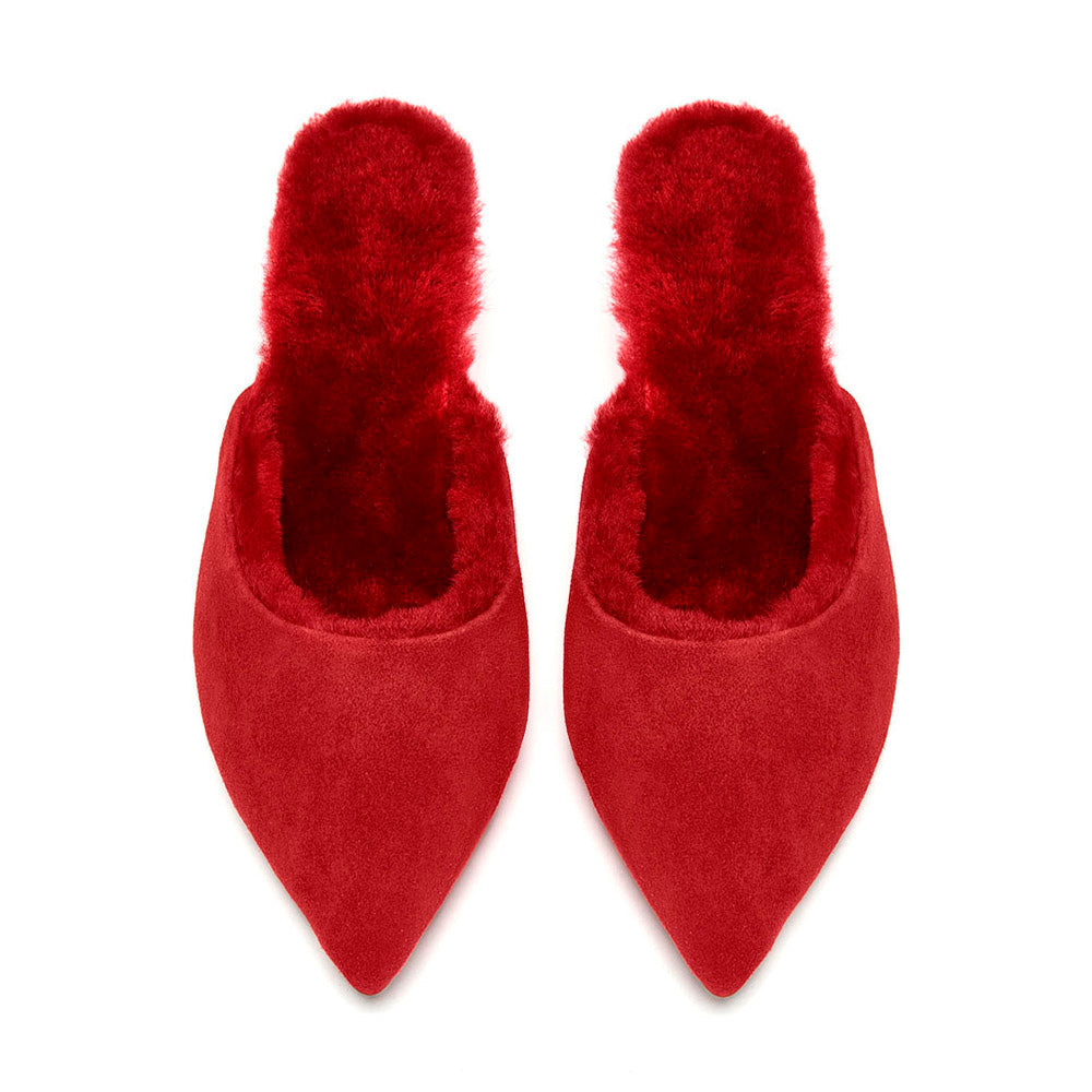 Brenda 2.0 Red Mules by Age of Innocence