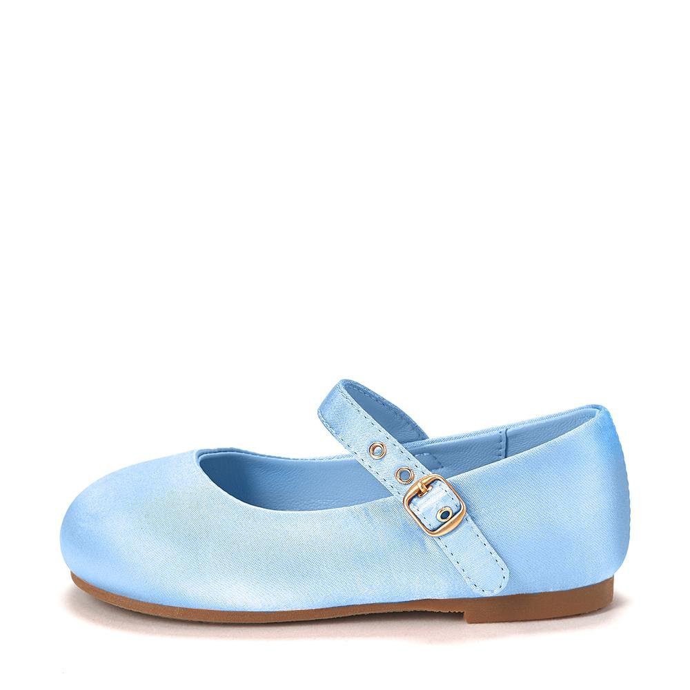 Eva Satin Blue Shoes by Age of Innocence