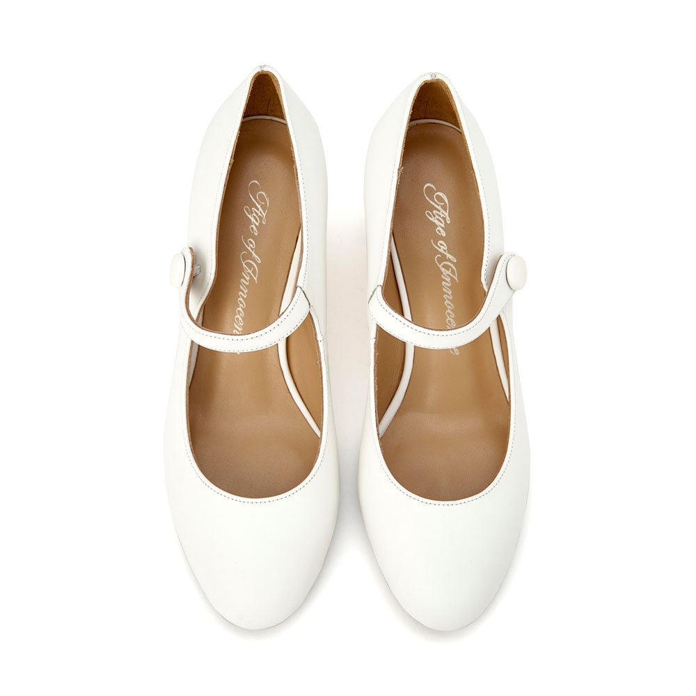 Gemma White Shoes by Age of Innocence