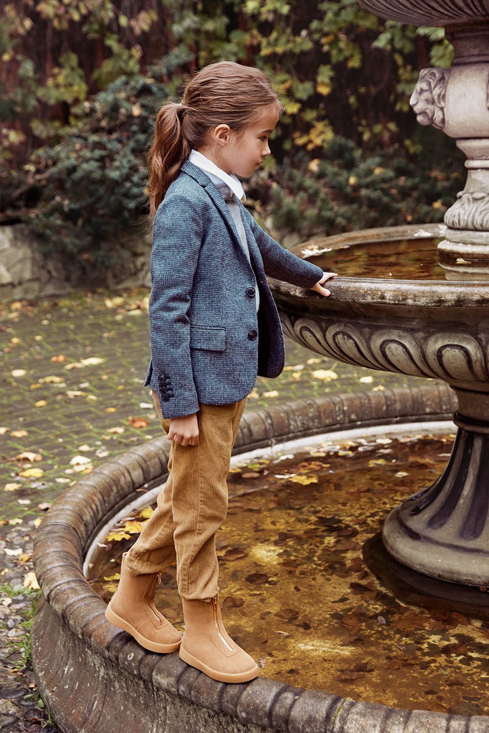 Leah Suede High Camel Boots by Age of Innocence