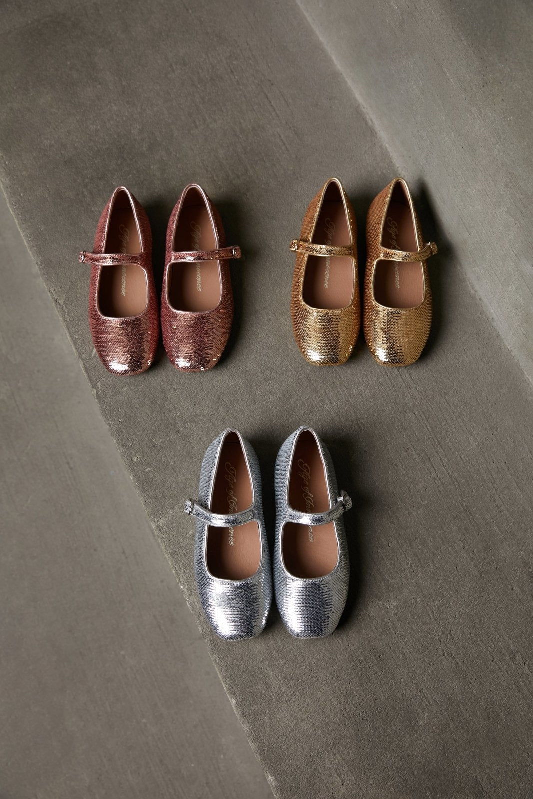 Michelle Gold Shoes by Age of Innocence