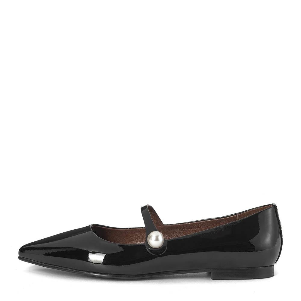 Thea Pearl Black Shoes by Age of Innocence