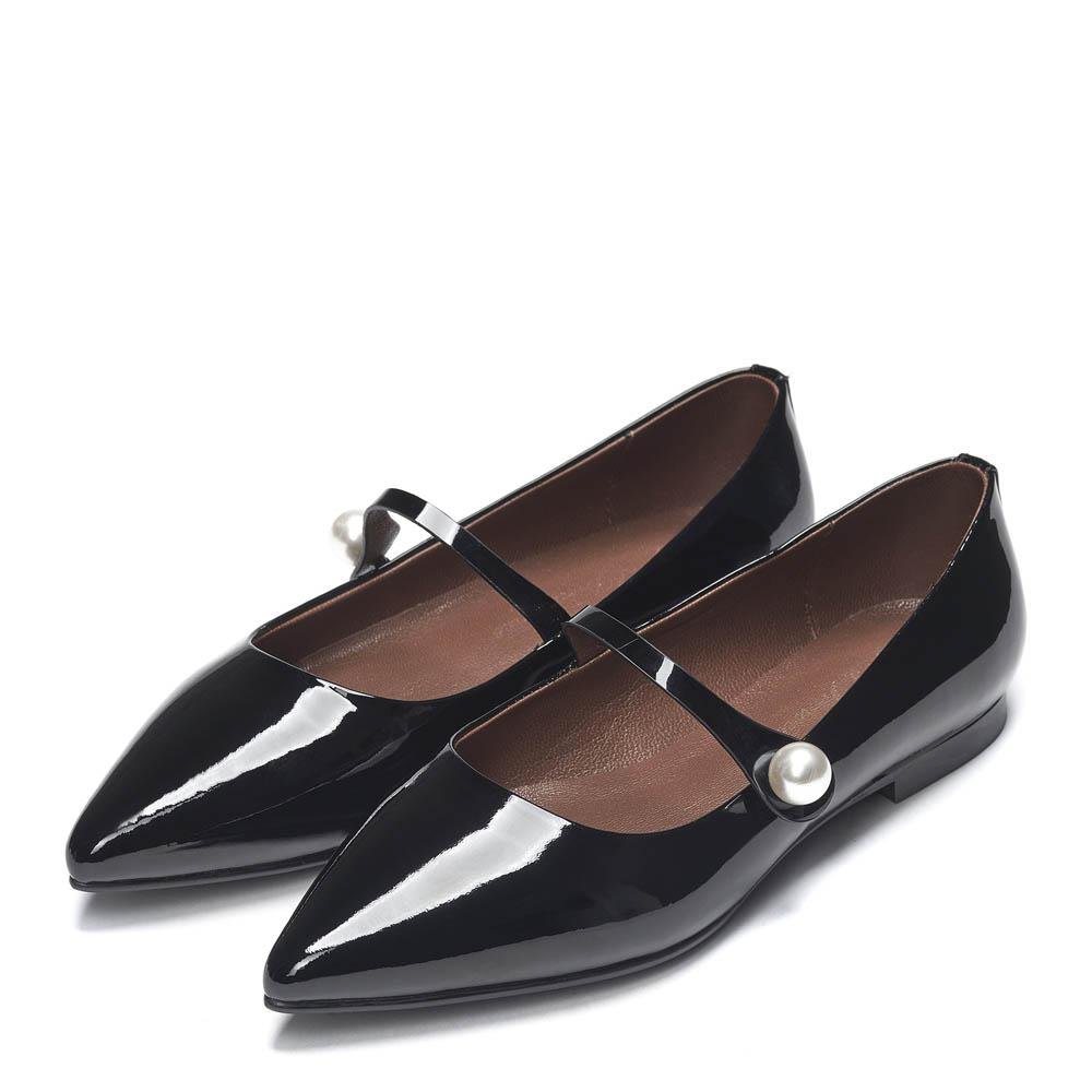 Thea Pearl Black Shoes by Age of Innocence